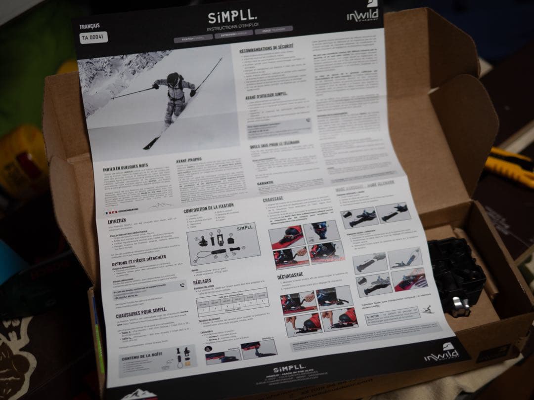 Inwild SiMPLL テレマーク　ビンディング　NTN TTS