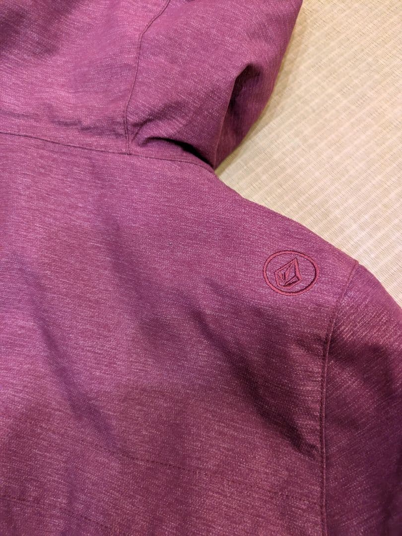 きみこ　ボルコム パープルジャケットとカーキパンツセット