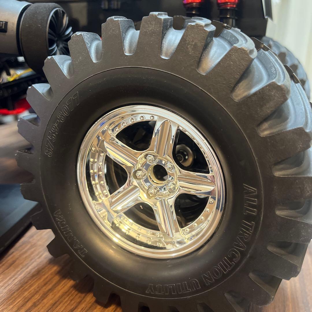 タミヤ スーパークラッドバスター ブラック エディション　OP付き。