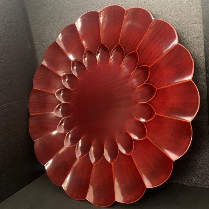 大徳寺 孤篷庵 小堀卓厳 菓子器盆 伝来写 菊花盆 盆 漆器 遠州茶会