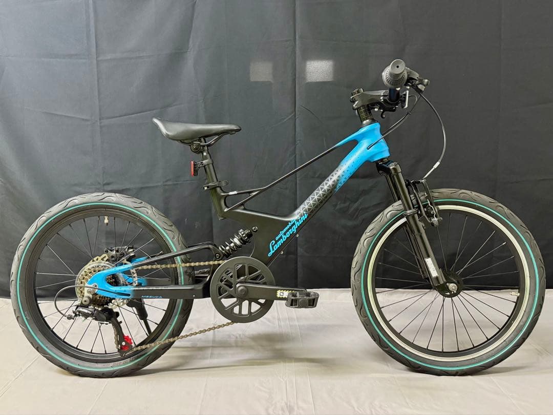 Lamborghini 子供用自転車 20インチ フルサスペンション 7段変速