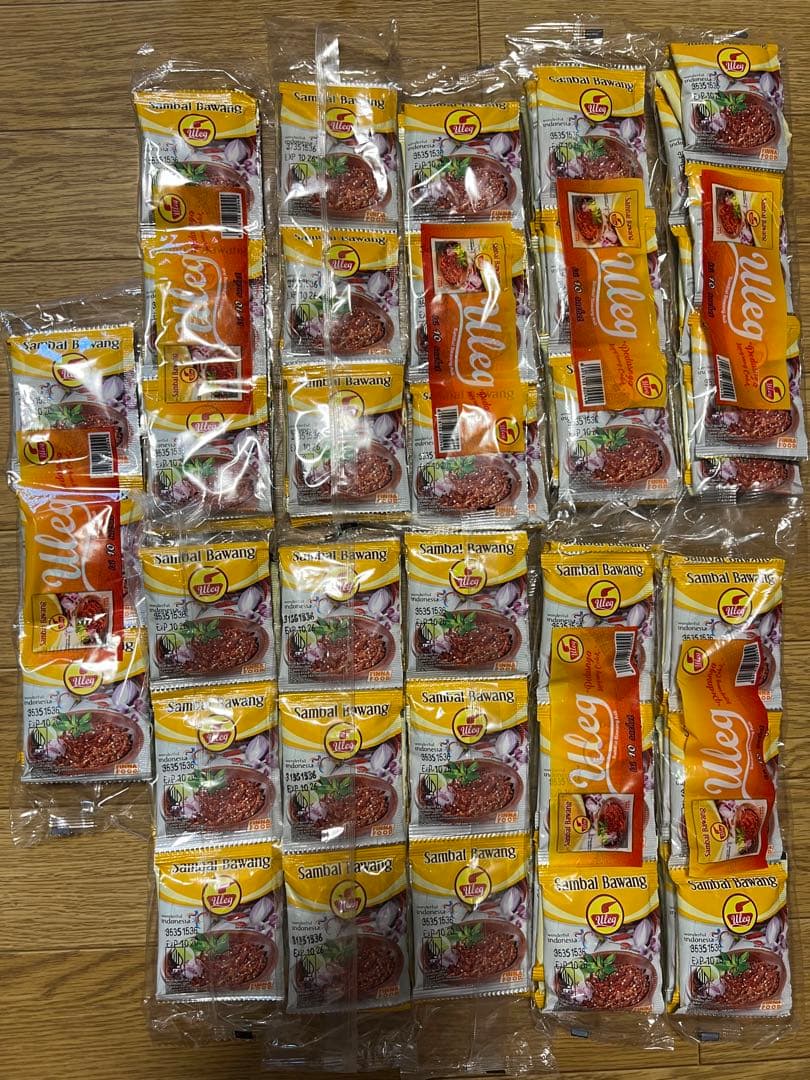 インドネシア チリ ULEG サンバル 125個（合計1,394袋）☆新品☆