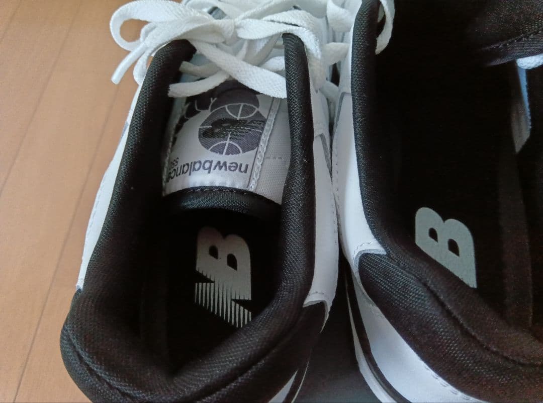 New Balance 550 ホワイト/ブラック シューズ