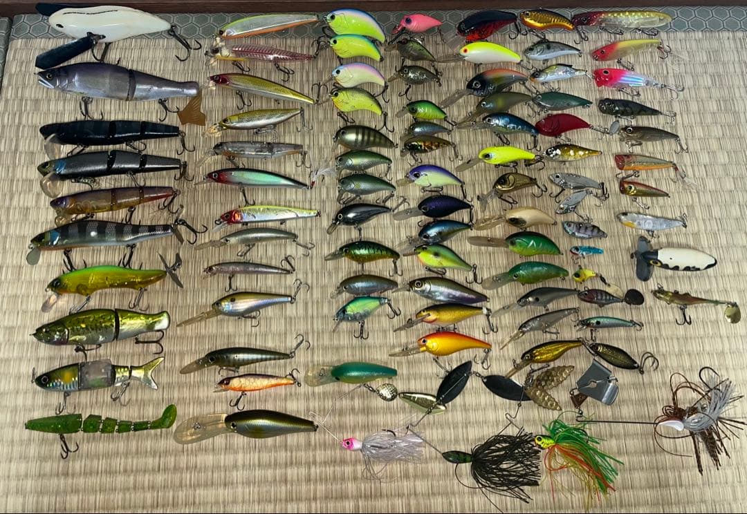 つ*。様 バス釣り引退セット　タックルボックス付き