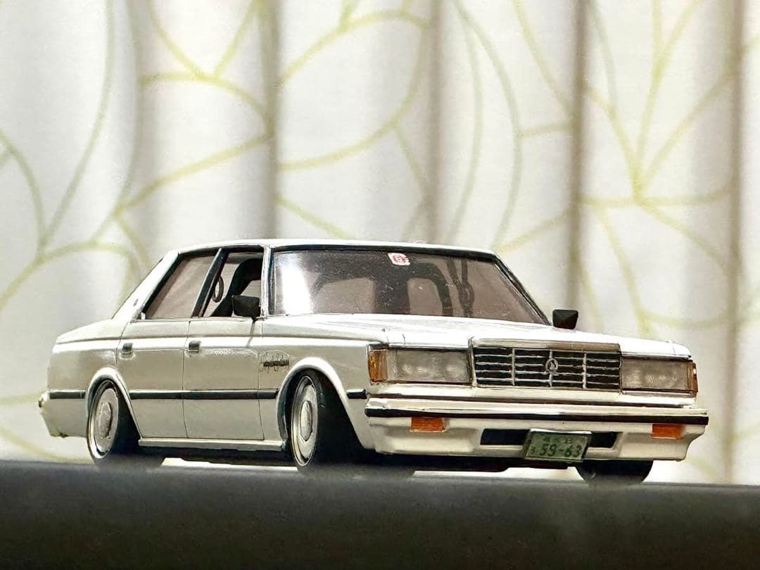 ☆*☆様 【完成品】フジミ•MS110クラウン　鬼クラ　インチアップハの字箱絵仕