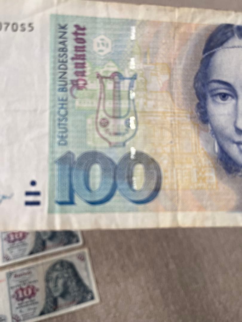 ドイツ旧紙幣セット 10, 20, 50, 100 計360マルク 追加１枚