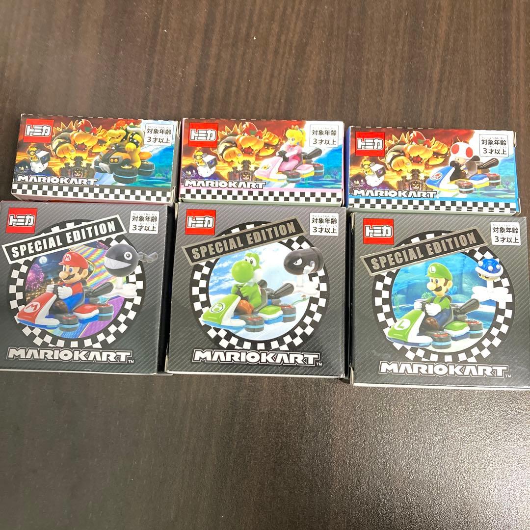 マリオカートユニバマリオ ルイージ ヨッシー数量限定ミニカー