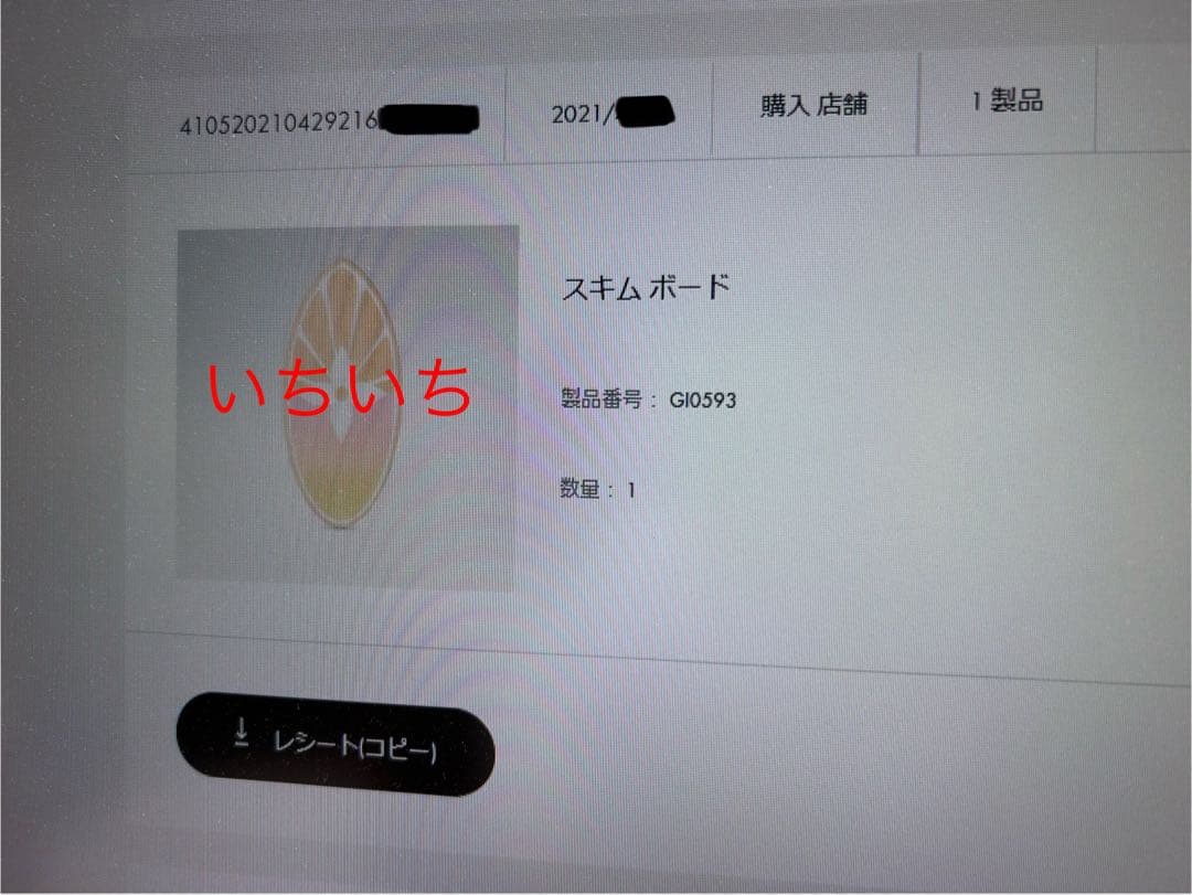 ルイヴィトン スキムボード サーフボート　GI0593 保存袋付き