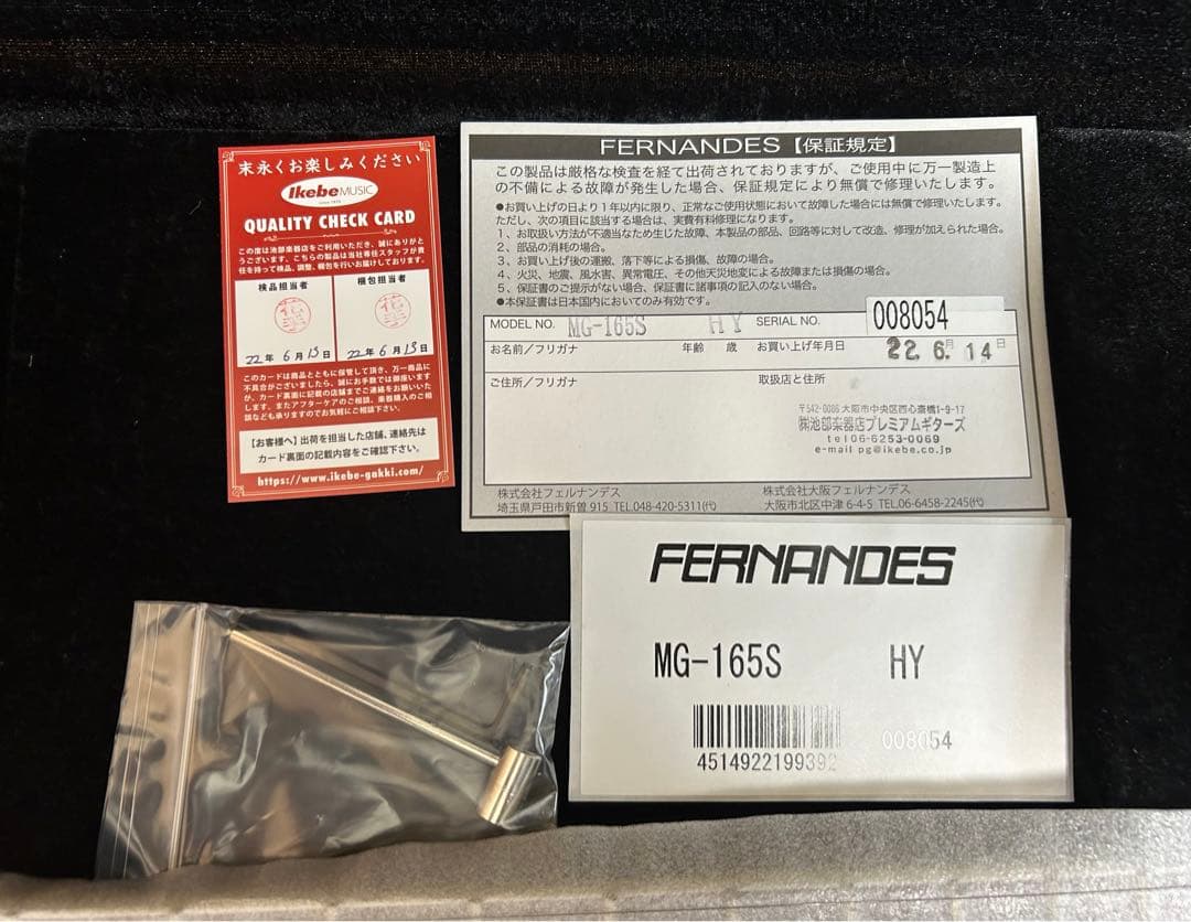 hide生誕60周年記念　新品BURNY MG-165S HYイエローハート