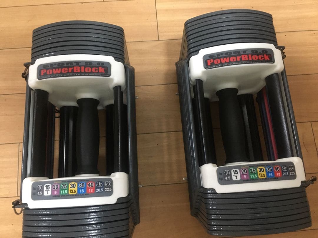 ②POWERBLOCK SPORT5.0パワーブロック ダンベル 23Kg×1個