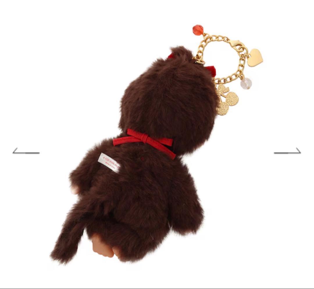 サマンサタバサ×モンチッチぬいぐるみチャーム　ショッパー付き