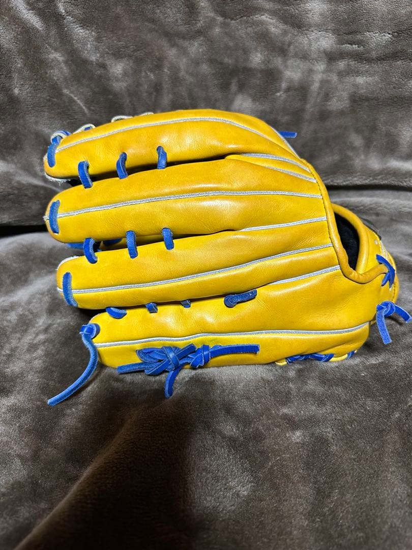 【中古】ミズノ　グローバルエリート　オーダー　一般外野手用　刺繍あり