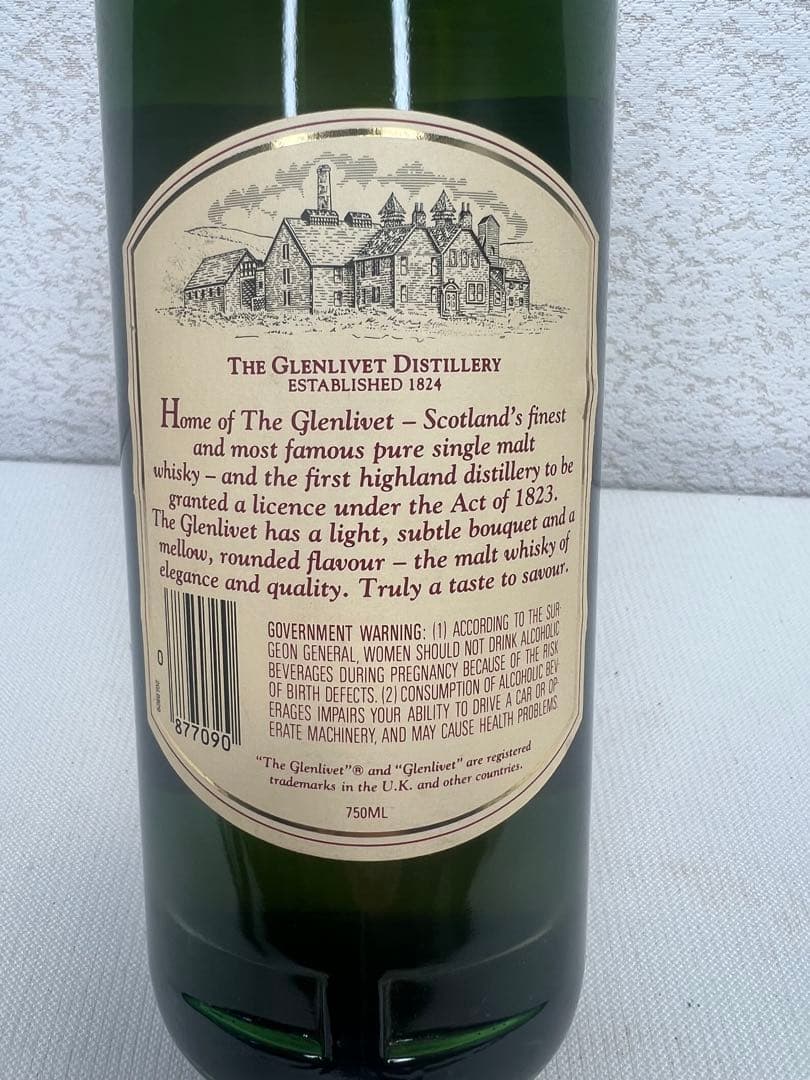 希少 未開栓 The GLENLIVET ザ グレンリヴェット 12年 旧ボトル
