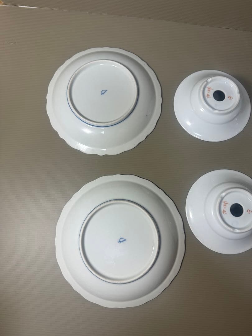 2115 深川製磁　まとめ売り　皿　5客