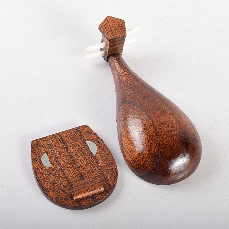 茶道具　中林星山　内金塗　琵琶香合　共箱　M　R5016