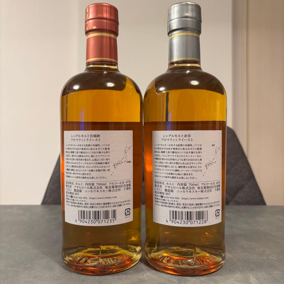 ニッカ 余市 宮城峡 アロマティックイースト 2022