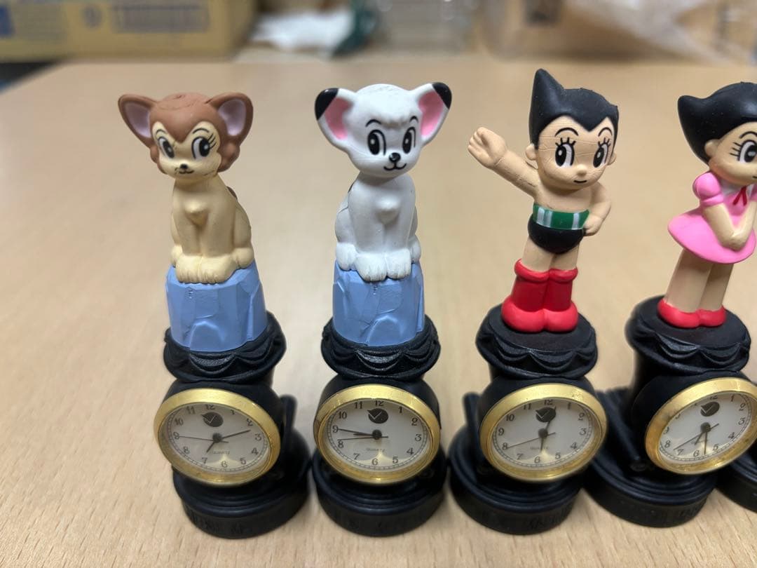 三井海上　火災保険　記念品　時計　手塚治虫　鉄腕アトム　ジャングル大帝　レオ