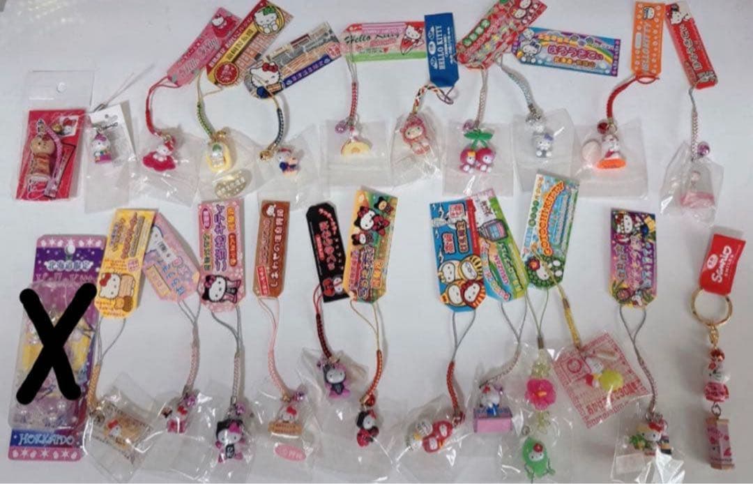 ご当地キティ 根付 ストラップ 23個セット