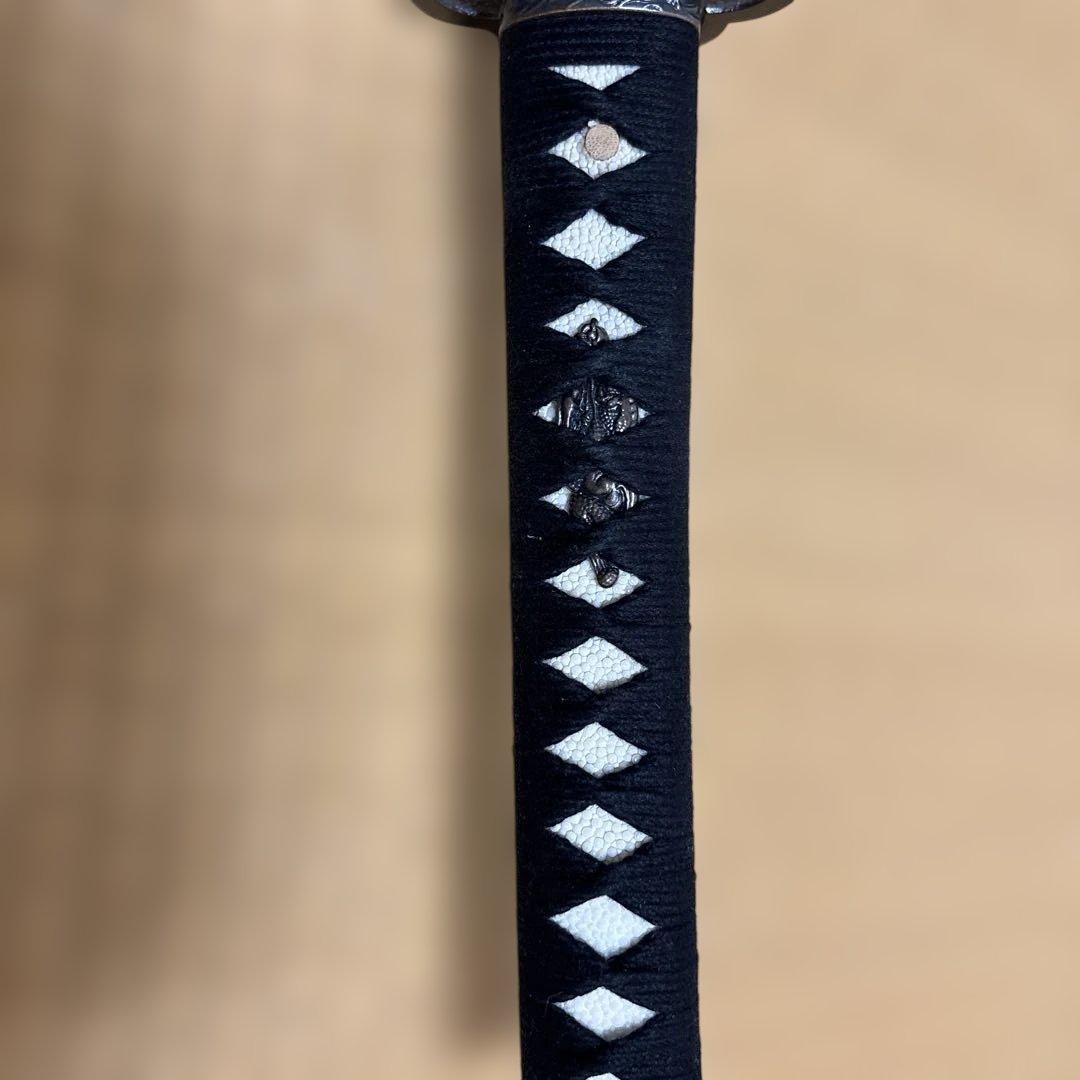 模造刀 湾曲刃 黒い柄