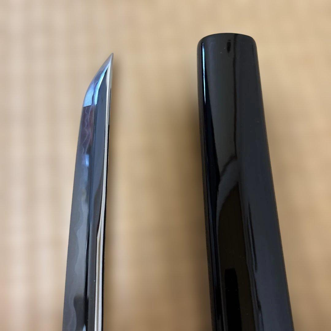 模造刀 湾曲刃 黒い柄