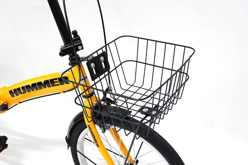 ★新品★HUMMER ノーパンク　20インチ　折りたたみ自転車 イエロー　黄色