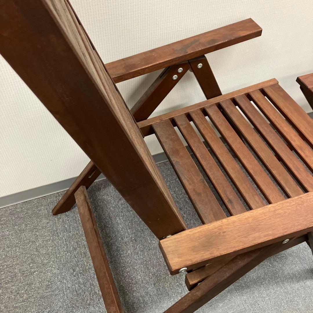 IKEA ÄPPLARÖ 折りたたみ式アウトドアチェアチェア テーブル　セット