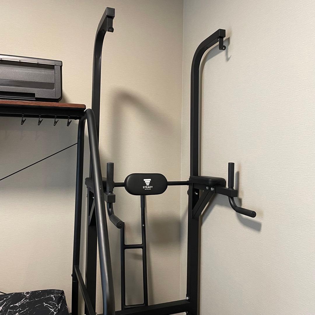 【送料無料】STEADY懸垂マシン　チンニング　ぶら下がり健康器耐荷重150kg