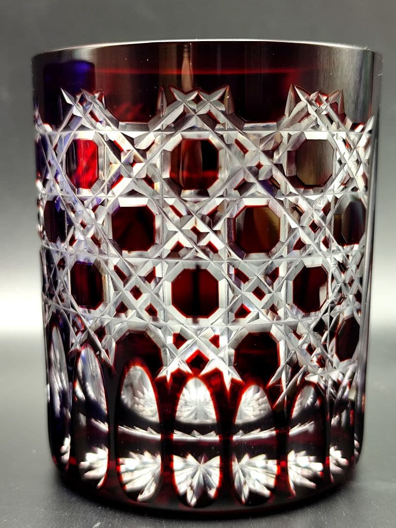 定価30800円☆未使用美品☆江戸切子 ペアロックグラス