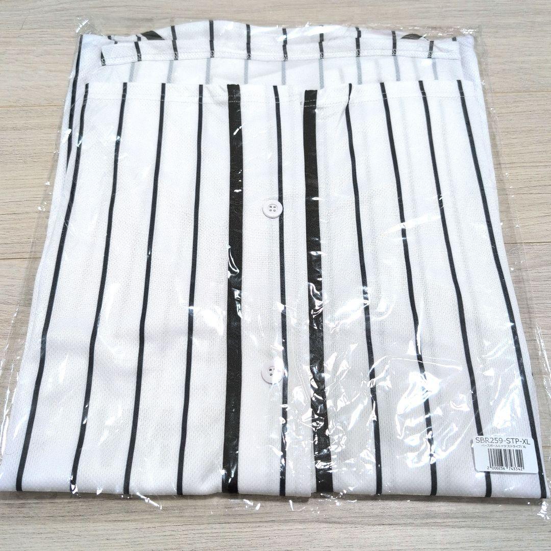 SUPER BEAVER ベースボールシャツ ストライプ XLサイズ 新品