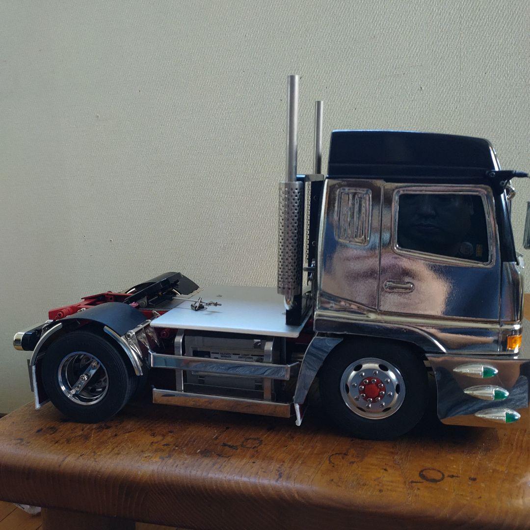 タミヤ1/14トレーラーヘッドデコトラムネトラキャビン