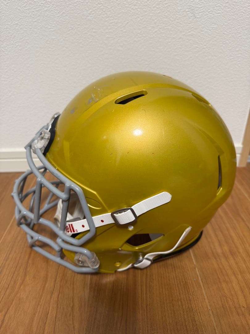 Riddell ゴールド アメリカンフットボールヘルメット
