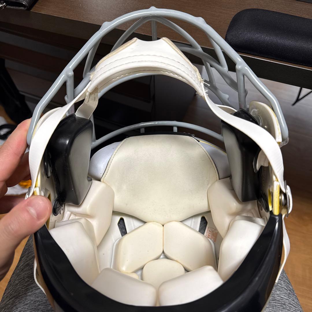 Riddell ゴールド アメリカンフットボールヘルメット