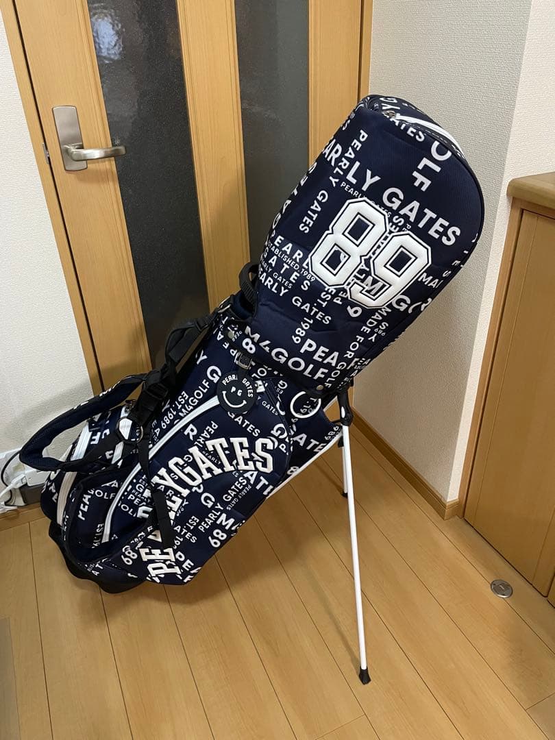 PEARLY GATES スタンド式 ゴルフバッグ キャディバッグ ネイビー