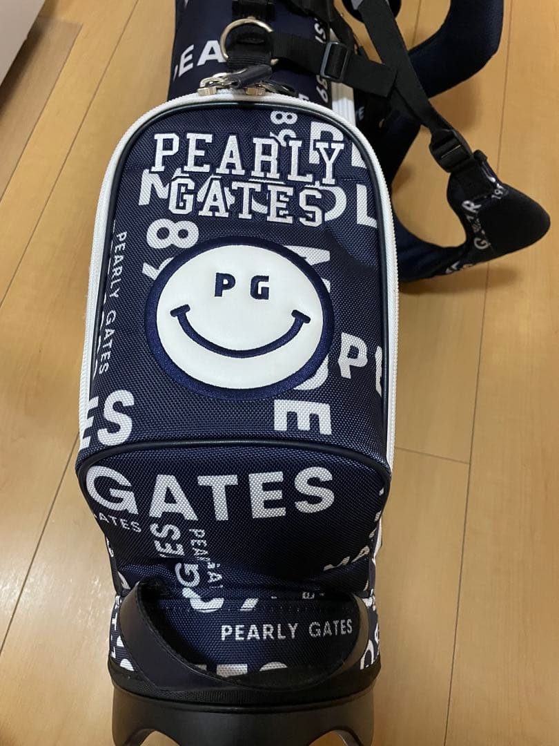 PEARLY GATES スタンド式 ゴルフバッグ キャディバッグ ネイビー
