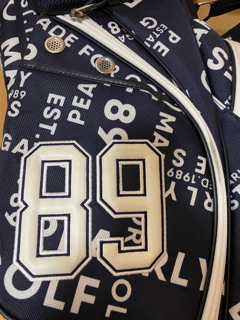 PEARLY GATES スタンド式 ゴルフバッグ キャディバッグ ネイビー