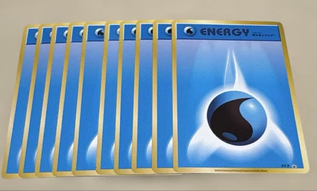 ★ポケモンカード★基本水エネルギー 10枚セット★ファーストデザイン★新裏面