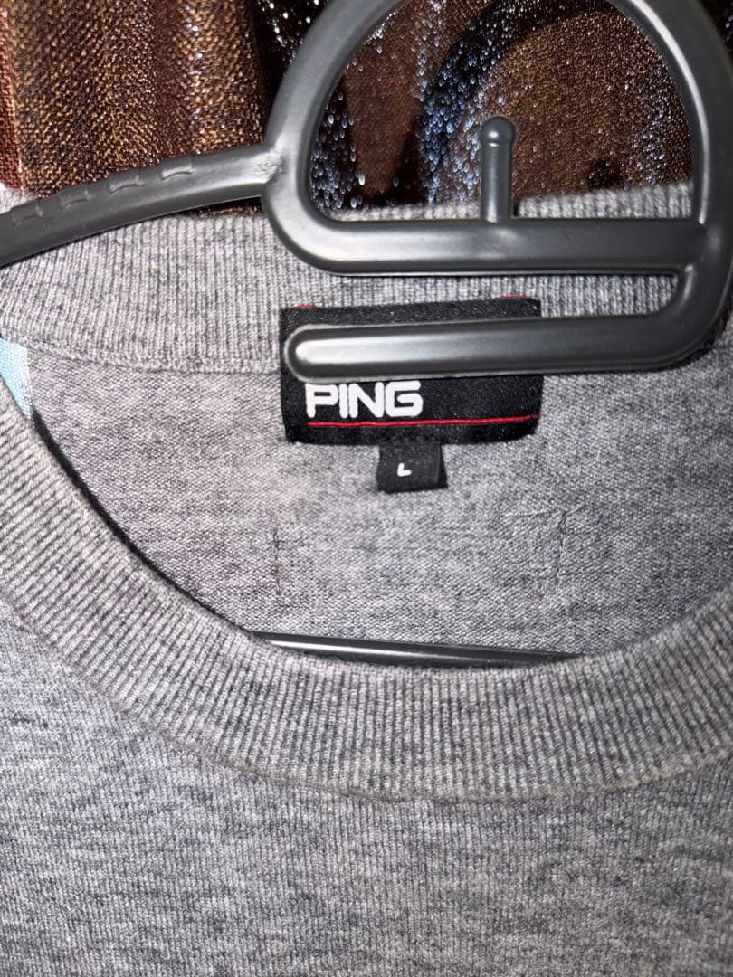 PING PLAY YOUR BEST セーター L グレー