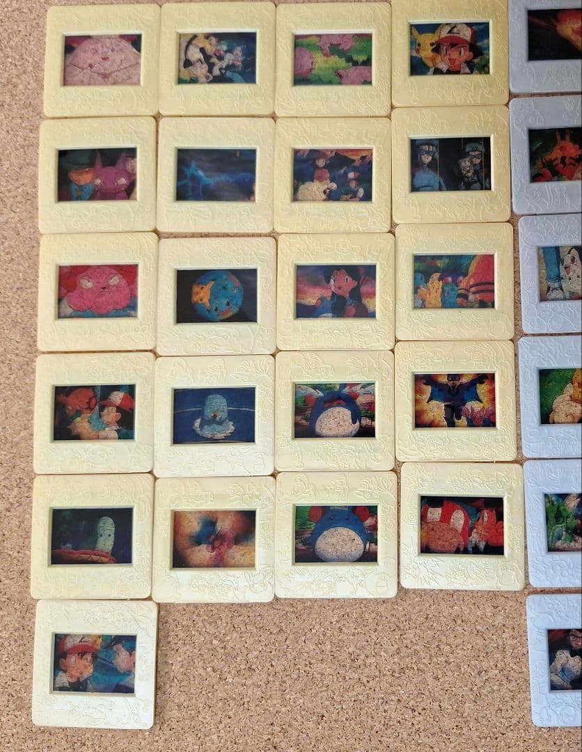 猫*様 ポケモン　明治　ピクチャーフレーム　金銀版　37枚