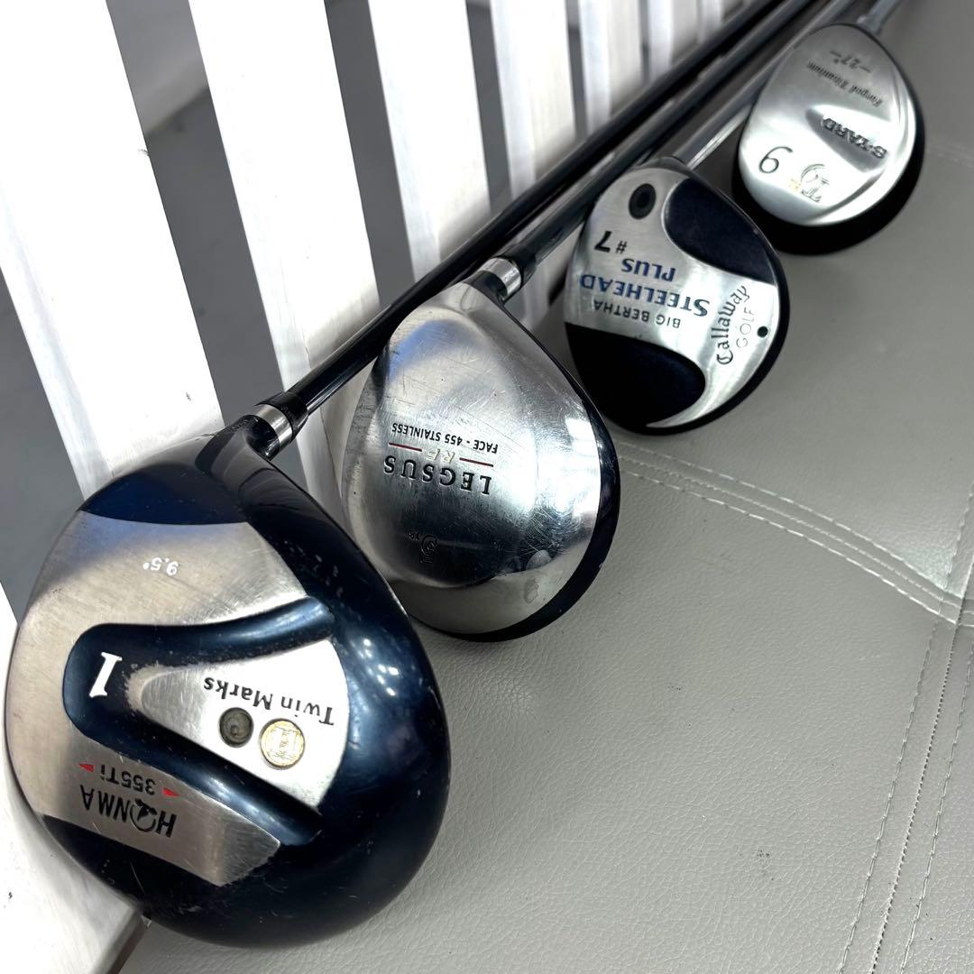 本格派 メンズゴルフクラブ 本 フルセット お試しセット 初心者向け ゴルフ