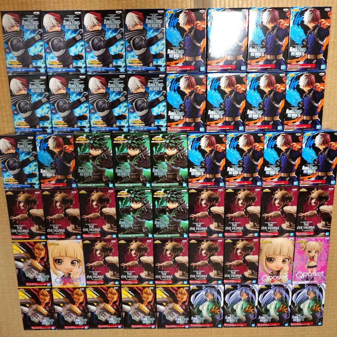 僕のヒーローアカデミア フィギュア セット 緑谷出久 轟焦凍 トガヒミコ