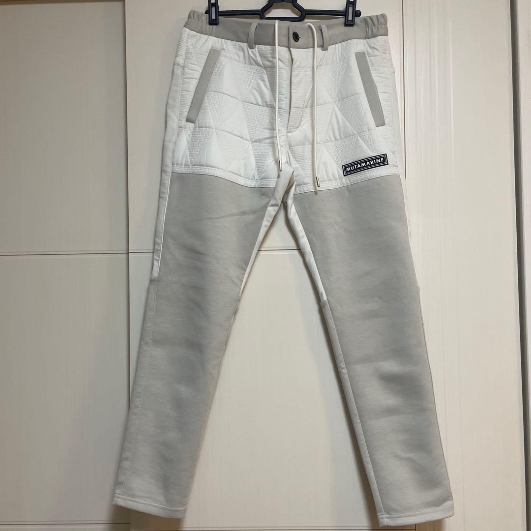 美品ムータ　muta MARINE ジオメトリック　キルティングパンツ