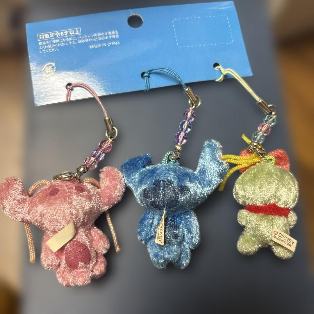 スティッチ　エンジェル 　スクランプ　ストラップ　東京ディズニーリゾート