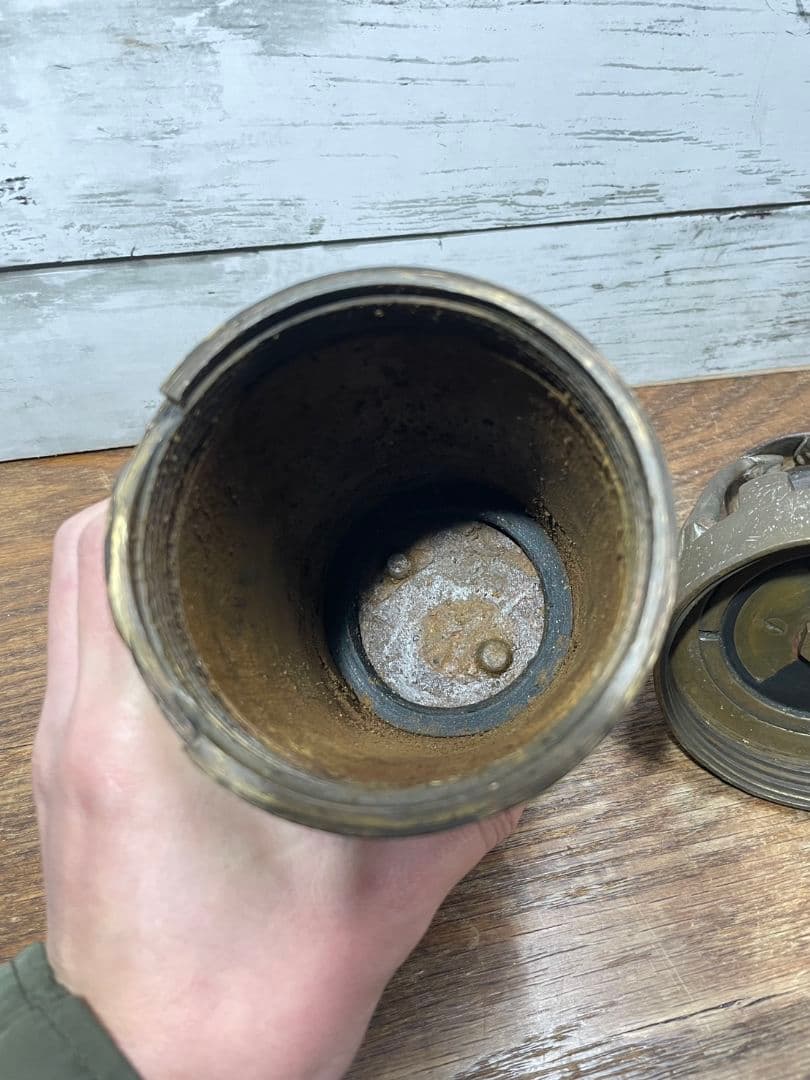 フランスアンティーク 古い炭鉱のランタン 吊り下げ ランプ 照明器具 置物