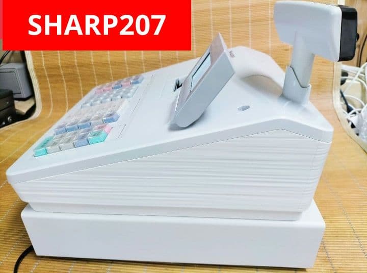 シャープレジスター　XE-A207　PC連携売上管理設定無料　336880