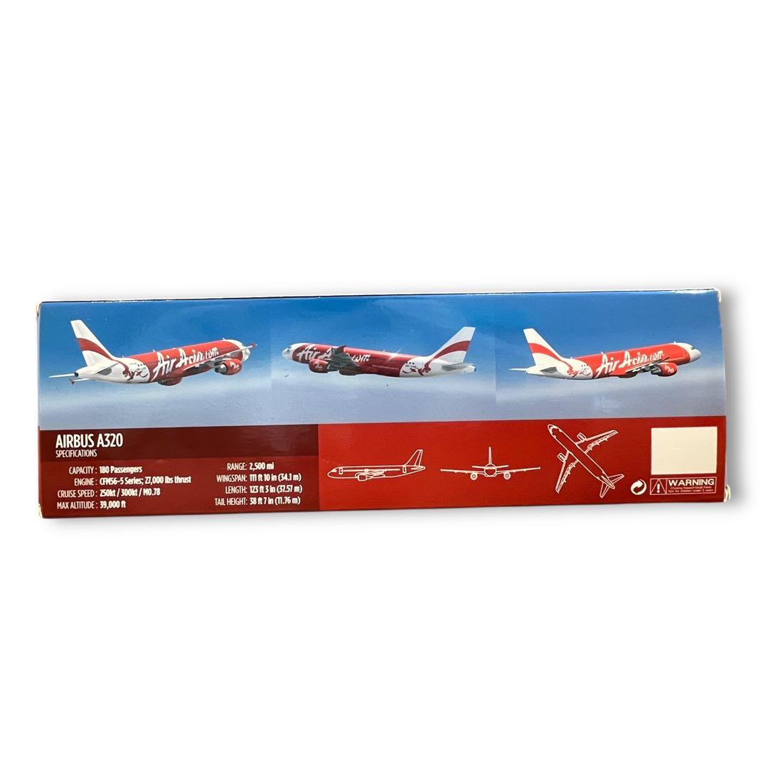 新品 AIR ASIA 1/150スケール エアバス A320 飛行機 模型