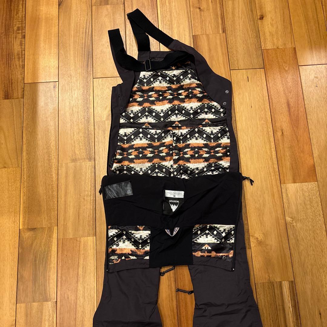 BUTRON ビブパンツ バートン ブラック GORE-TEX