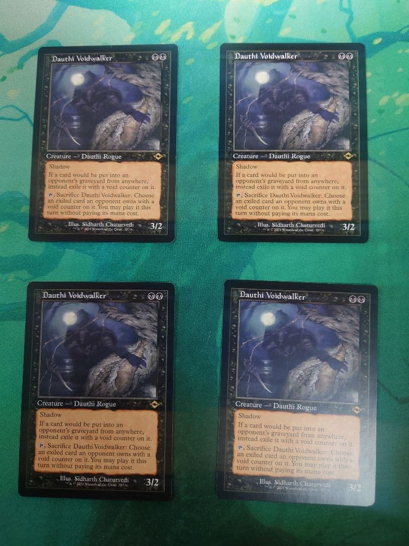 ダウスィーの虚空歩き 英語 旧枠 4枚セット