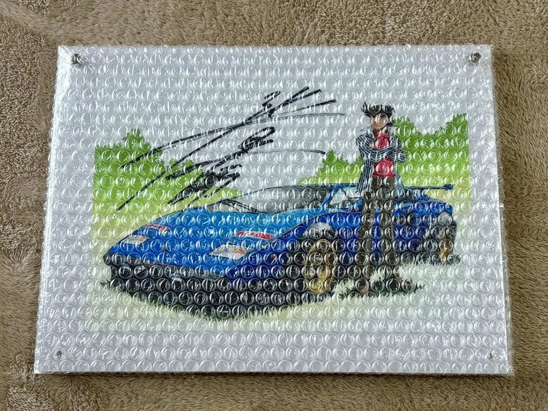 京商 50周年記念 カウンタック LP500S 池沢早人師 サイン入りイラスト