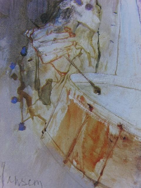 ジャン・ジャンセム、「太鼓」、希少な額装用画集より、新品高級額装付