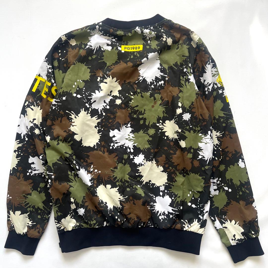 Pearly gates パーリーゲイツ　スニード　ナイロン　メンズ　迷彩　ロゴ